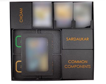 Board Game Organizer Compatible with Dune Imperium | 3D Printed | Base Game + Expansions