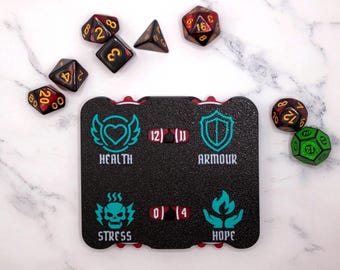 Daggerheart Compatible RPG Stat Tracker