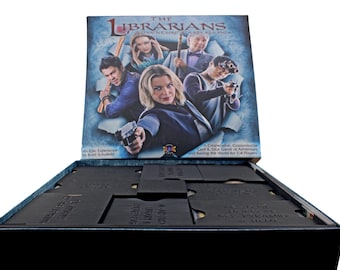 The Librarians Board Game Insert: Card & Token Organizer |3D Printed
