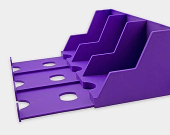 Expandable Card Holder – 3-Section Stand for Poker Size Cards | Board Game Accessory | 3d Printed
