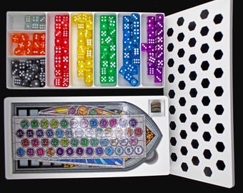 Sagrada + All Major Expansions – 3D Printed Board Game Organizer (Insert)
