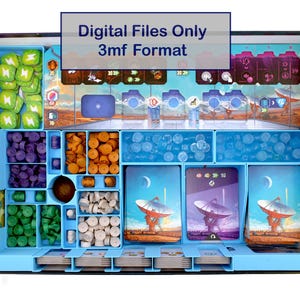 SETI Insert - 3D Printable Board Game Organizer (Digital Files)