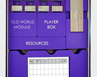 Evacuation – 3D Printed Board Game Organizer (Insert)