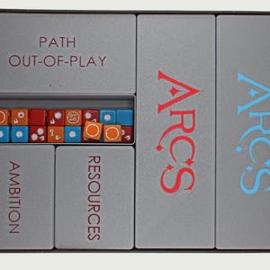 Insert for “Arcs” | Sleeved Card Organizer with Lore & Leaders Compartments | 3D Printed