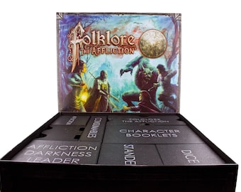 Folklore: The Affliction – Board Game Organizer (Insert) | 3D Printed | Base Game Only