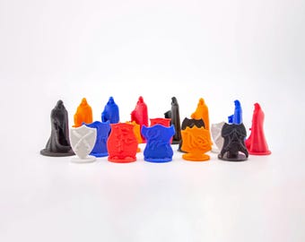 Tyrants of the Underdark Troop And Spies Tokens – 3D Printed Board Game Upgrade Pieces