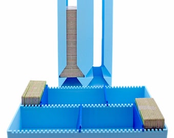 Carcassonne – Board Game Tile Tower & Organizer (Insert)