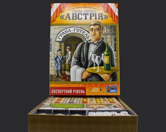 Grand Austria Hotel – Board Game Organizer | Base Game & Let’s Waltz Expansion