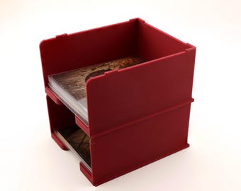 2-Piece Stackable Card Holder for Board Games l Standrad or Poker Card Size