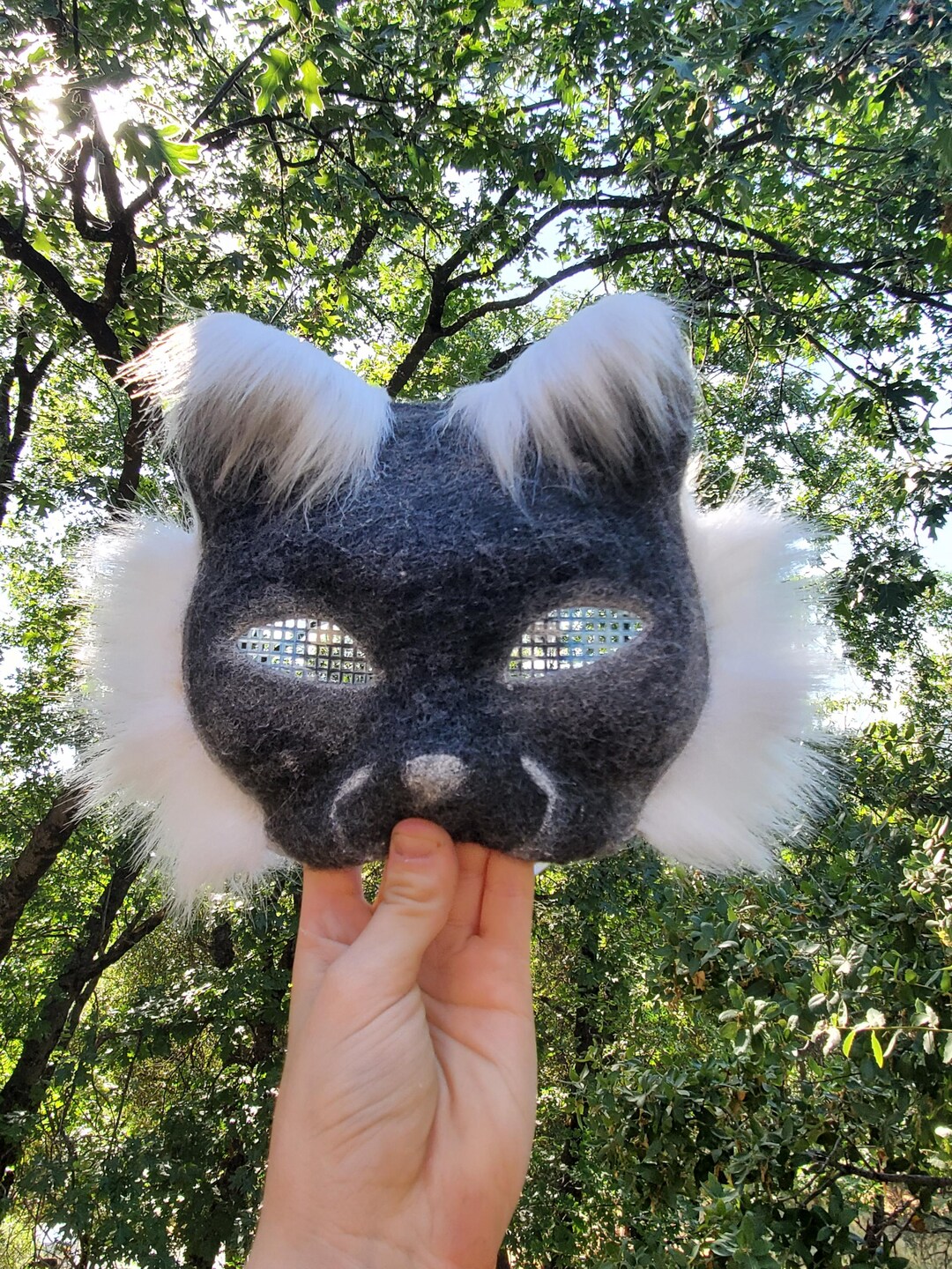 Tuxedo Cat Mask - Etsy