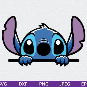 Peeking Stitch svg, Peeking Stitch cricut and silhouette cut file, Peeking Stitch clip art