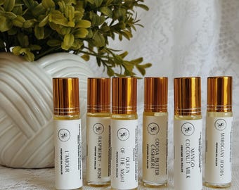 Perfume Oil Roller, Non Toxic Perfume, Multiple Scents, Travel Perfume,