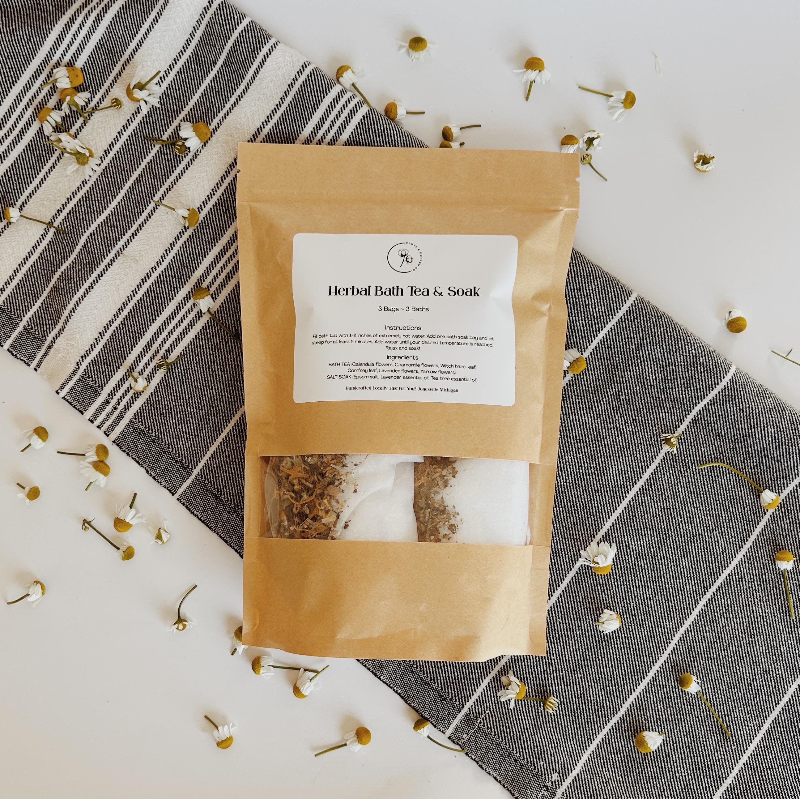 Herbal Bath Tea Soak: Lavender & Tea Tree, Postpartum Relief