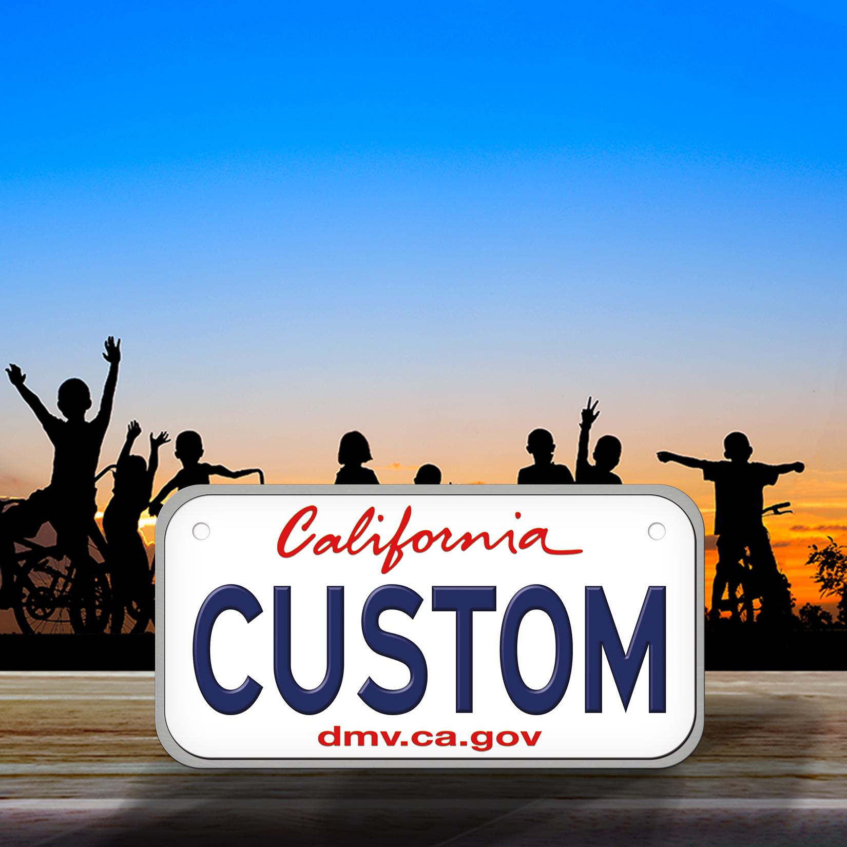 Personalized California License Plate: Custom Mini State Name Plate (3 ...