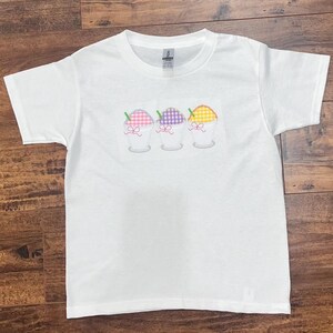 Appliqué Snowball Shirts