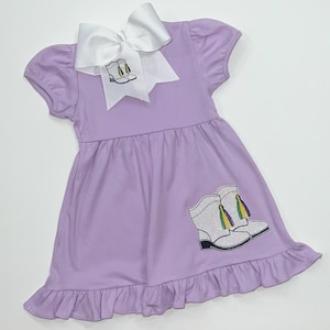 Appliques personnalisées brodées enfants casse-noisette robe de mardi gras/robe de paillettes filles de mardi gras/filles robe de mardi gras/mardi gras de paillettes