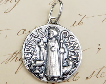 GTBITALY Croix De Saint Benoît Deluxe 8 Cm Blanche - Médaille INRI Émaillée Argentée Exorcisme Fabriquée En Italie