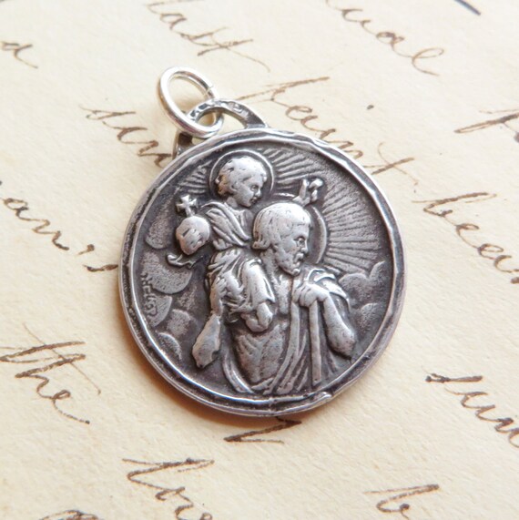 St Christopher Medal Patron of Travelers Lifeguards and Against
