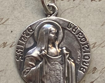 St Veronica - Sterling Silver Antique Replica - Patron of photographers