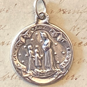 Our Lady of La Salette - Sterling Silver Antique Replica