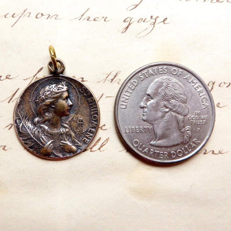 S.A. - Médaille 15 mm - Ste Philomène