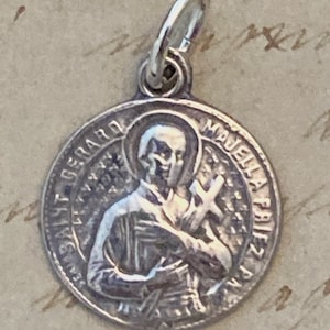 St Gerard Majella - Sterling Silver Antique Replica - Patron of pregnant women