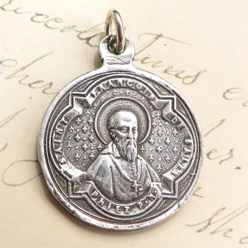 St Francis De Sales Medal / St Jane De Chantal Medal - Sterling Silver ...