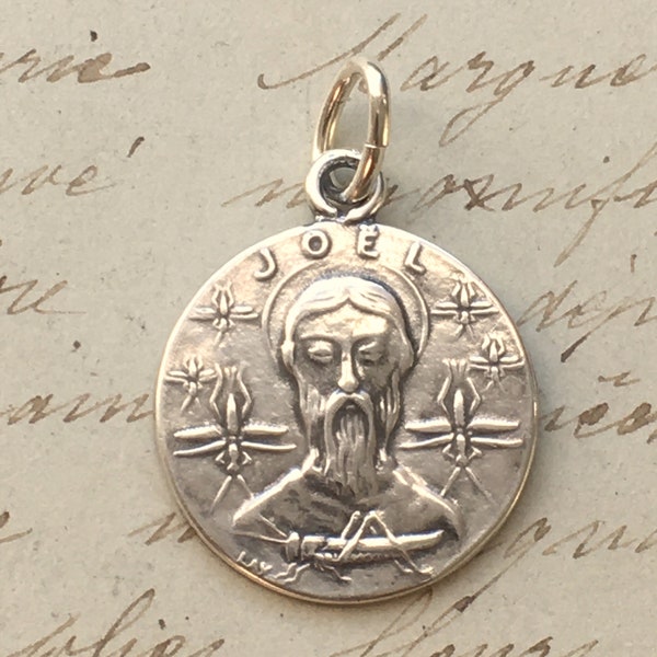 Joel (Prophet) Medal - Sterling Silver Antique Replica