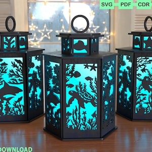 Ocean Dreams Lamp Night Light Lantern Decoration Svs Laser