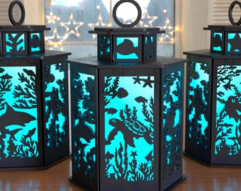 Ocean Dreams Lamp Night Light Lantern Decoration Svs Laser