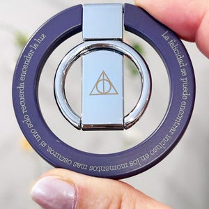 Personalized MagSafe iPhone Ring Holder: 360 Rotate, phone large stand, phone accesories