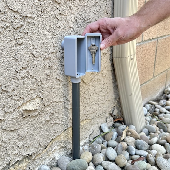 Hide-A-Key Fake Conduit Body 3D Printed | Outdoor Key Hider w/ PVC Pipe | Weather Resistant PETG | Home Security Spare Key Safe