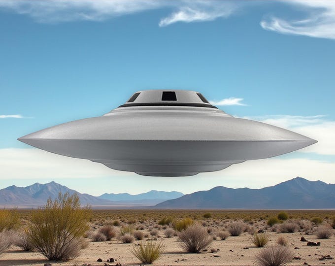Bob Lazar S4 Sport Model UFO 3D Printed, Area 51 Flying Saucer Replica, Collector Edition Desk Decor, Ufology Gift, Space Nerd Gift