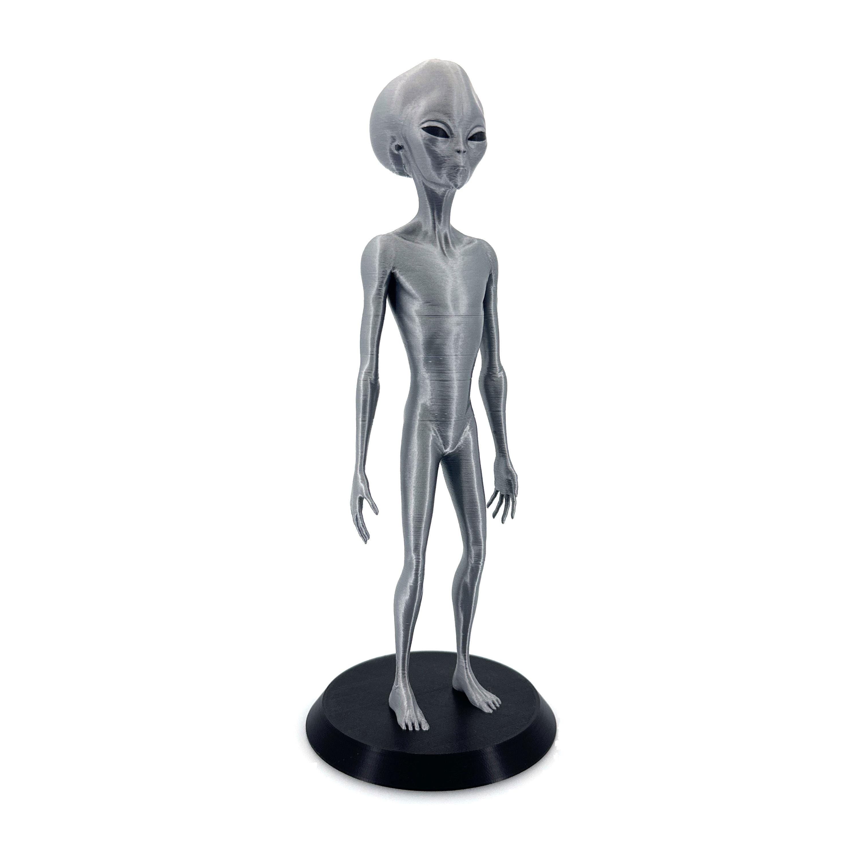 Roswell Grey Alien Figurine From Zeta Reticuli - 3D Printed Sci-fi