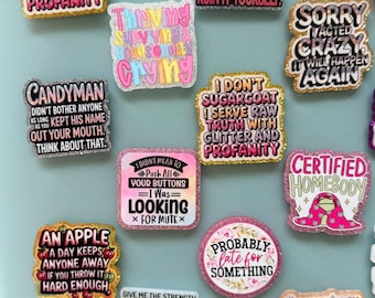 Bogg Bag Charms, Bag accessories, snarky, funny