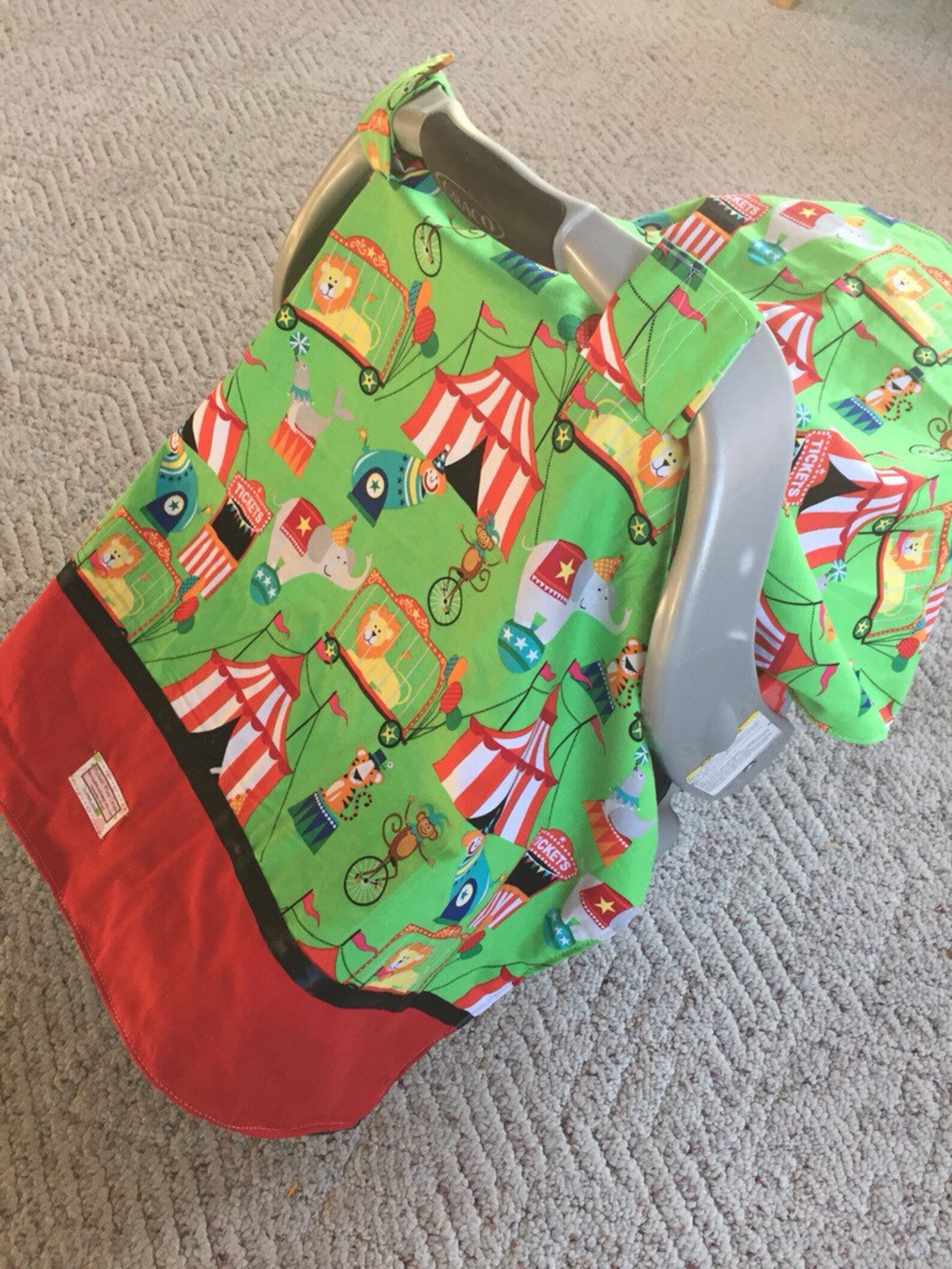 Car Seat Canopy..baby Car Seat Canopy Carseat Cover... Under Etsy