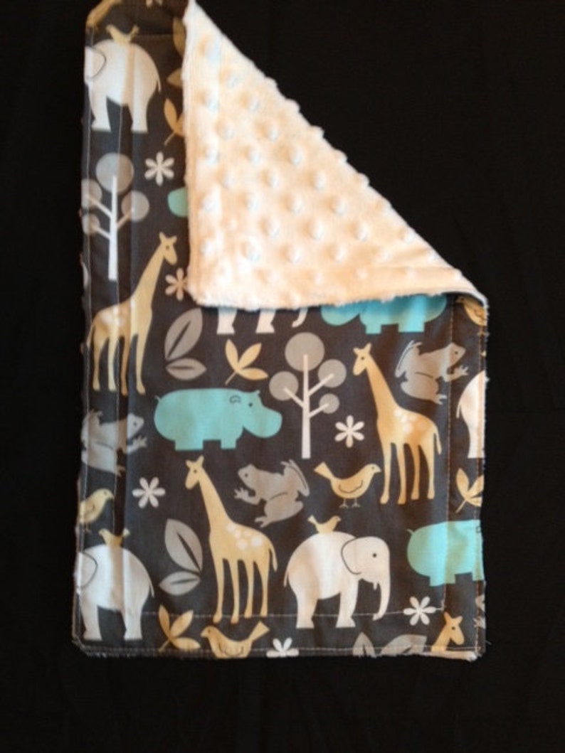 Burp Rag Boutique Burp Cloth..zoology Sea and Minky Fabric Etsy