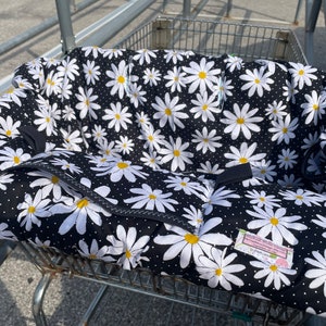 Shopping Cart cover  for boy or girl..... Daisies…by michaelmooodesign