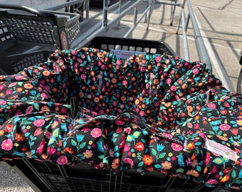 Shopping Cart cover  for boy or girl..... Blue Birds by michaelmooodesign