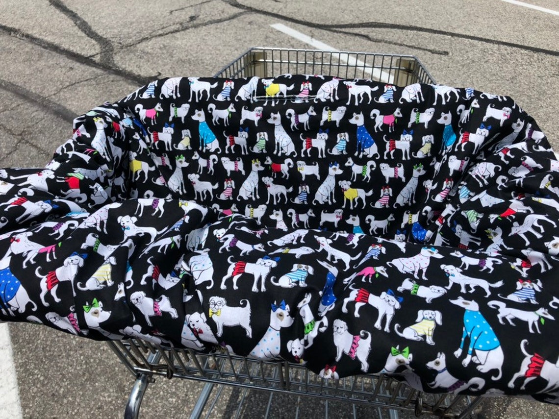 Dog Puppy Fur Baby Shopping Cart Cover...dressed up Etsy