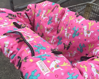 Shopping Cart cover  for boy or girl..... Mamma Llama   michaelmooodesign