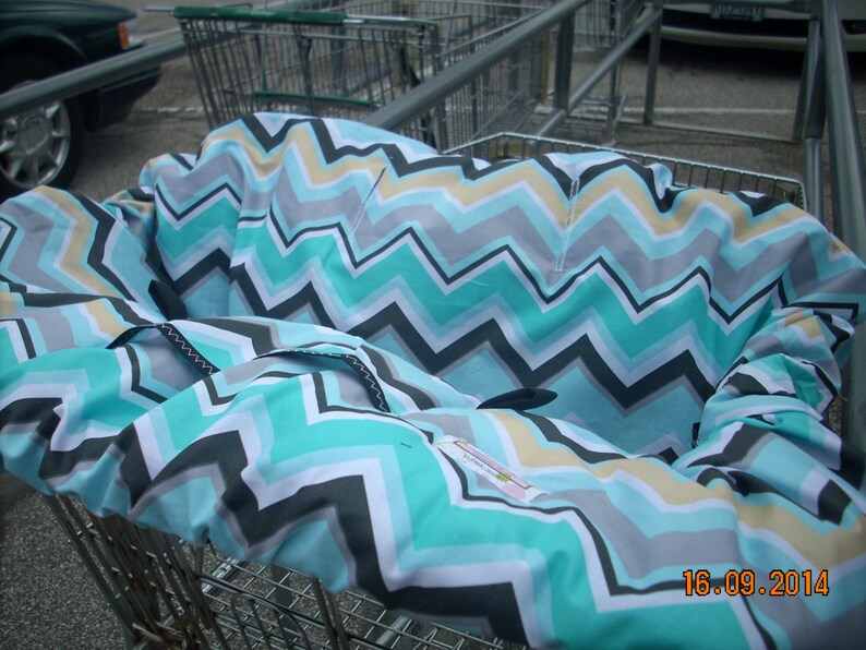Shopping Cart Cover for Boy or Girl.....chevy Chevron by Etsy