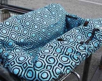 Shopping cart Cover HOLLYWOOD TURQUOISE Shopping Cart Cover