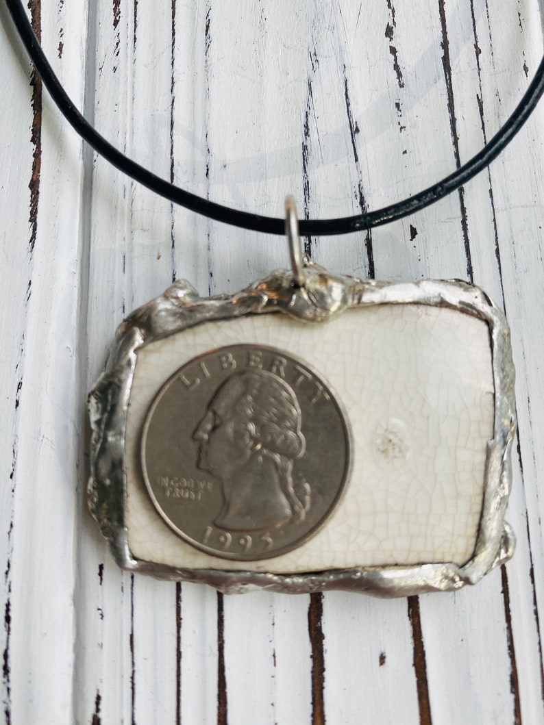 NOVEMBER 1909 Hand-Crafted Antique China Pendant
