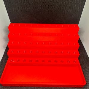 Drill Bit Holder with Tray (55 slots)