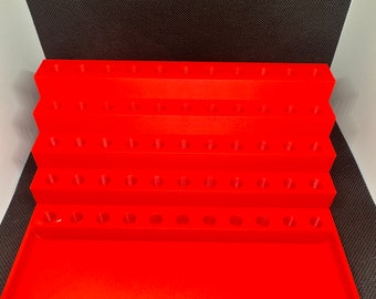 Drill Bit Holder with Tray (55 slots)