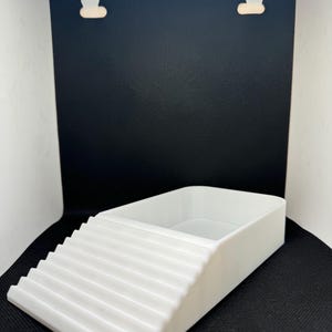 Gecko & Small Reptile Water Dish with Easy-Climb Stairs (3D Printed)