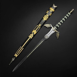 Limited Edition Legend of Zelda Master Sword Full-Size Metal Replica, Breath of the Wild, Twilight Princess, Ocarina of Time, Color-Changing