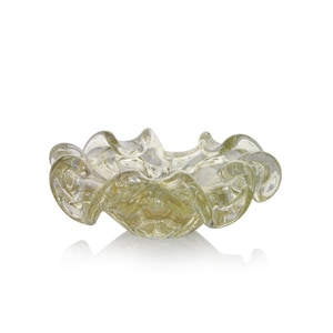 Handmade Murano Glass Decoration - Crystal Gold - By Formia Murano