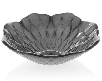 IVV | Italian Handmade Glass Bowl - 19cm - Black